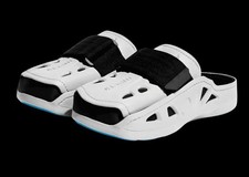 MSCHF AC2 Slide Sandals Gray/Black/Blue US 6 EU 38.5 Adjustable MSCHF-011