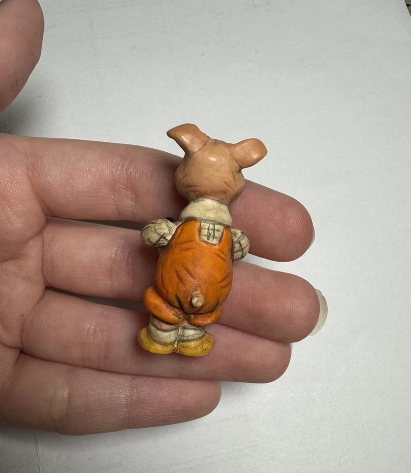 Salamander Poliwoggs微型猪带玩具球雕像娃娃屋复古 — 第 3/4 张图片