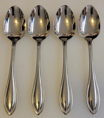 ONEIDA USA Stainless ARBOR/AMERICAN HARMONY Flatware 6-1/8'' Teaspoons (LOT OF 4)