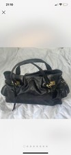 Xlarge Jasper  Conran Black Leather Bag