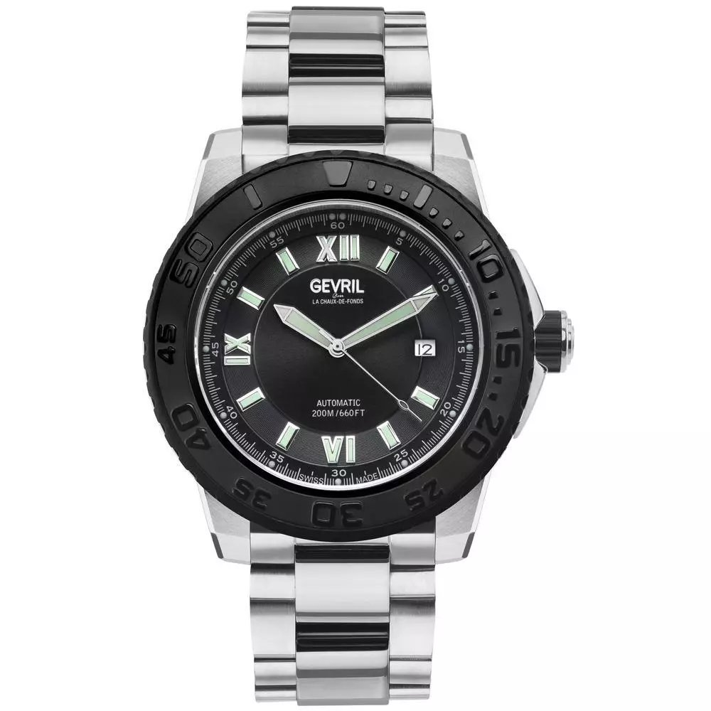 Gevril 3124B Men s Seacloud Swiss Automatic Diver Limited Edition