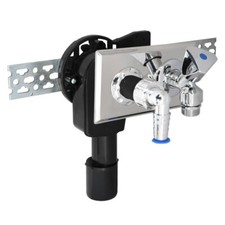 Unterputz Geräte Siphon von Otto Haas # 4060 / Waschmaschine- Anschluss m.Ventil