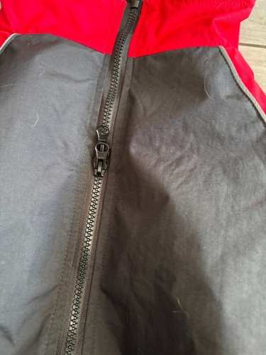 Kong Dog Suit Jacket Red Black With Legs Fleece Lining Reflective Full Zip Large - Picture 3 of 21