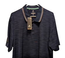 Adidas Golf Polo Shirt Mens Sz XL Ultimate 365 Blue Short Sleeve DH6820 Stretch