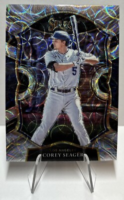 COREY SEAGER 2021 PANINI SELECT #9 SCOPE PRIZM DODGERS CARD RARE!