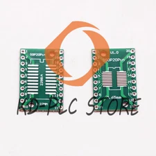 SOP20 TSSOP20 DIP20 PCB SMD DIP/Adapter Plate Pitch 0.65/1.27mm(1pcs )