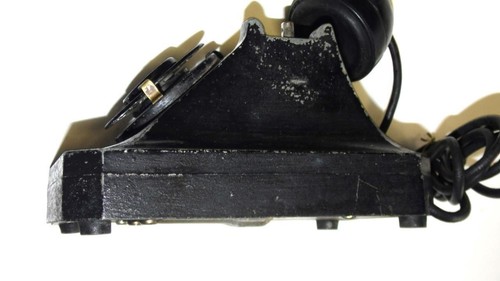 STROMBERG CARLSON DESK PHONE BLACK ROTARY ANTIQUE 1940 RESTO PROJECT - 第 5/12 張圖片