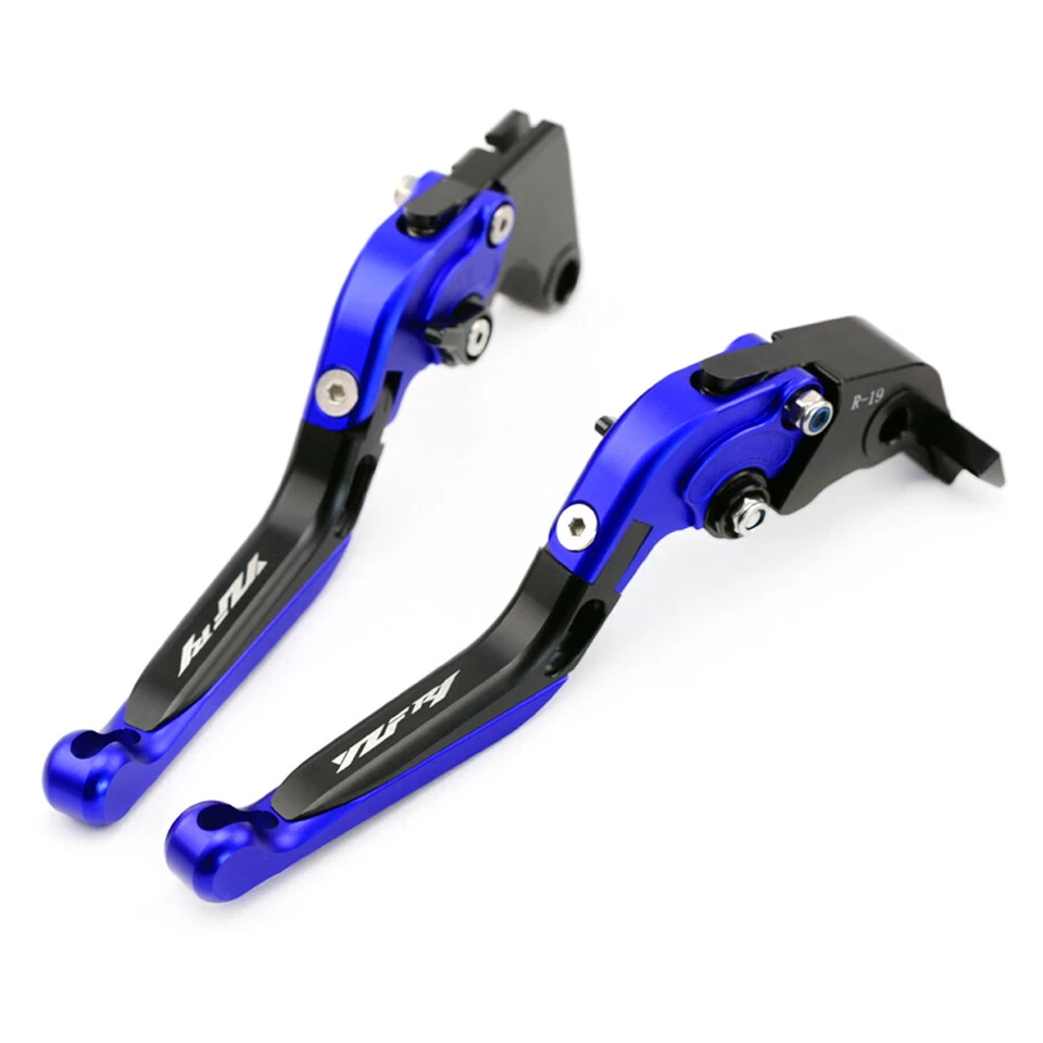可调式制动离合器杆 适用于 YAMAHA YZF R1 YZFR1 YZF-R1 折叠 可扩展 — 第 3/4 张图片