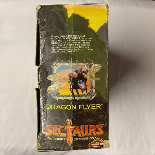 Sectaurs: Warriors of Symbion Dragon Flyer Vintage Action Figure 1984 Box+Comic - Picture 19 of 24