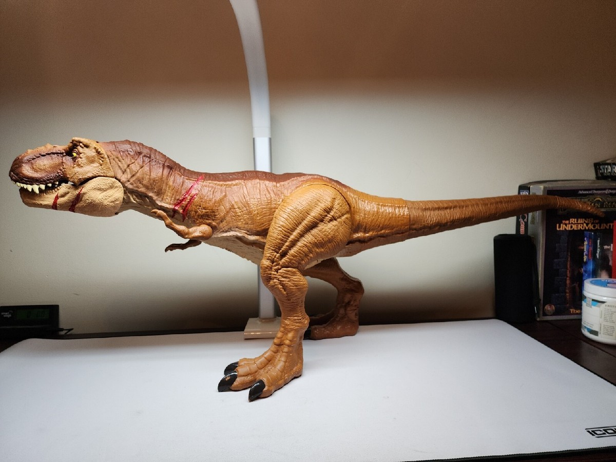 その他 T-rex V1 Jurassic Park World Mattel Battle Damage T-Rex Colossal T
