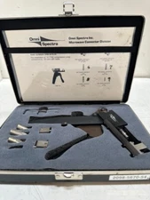 OMNI SPECTRA 2098-5670-54 MICROWAVE CONNECTOR CRIMP TOOL AND PARTS IN CASE