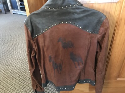 Veste En Cuir Roper Bomber - Taille S, Marron, Neuf Avec étiquettes, Pour Femme