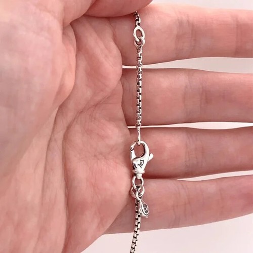 David Yurman Round Sterling Silver Box 