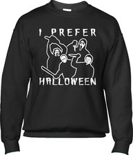 Halloween Trick Treat Fall Party Funny Movie Monsters Horror Fan Mens Sweatshirt