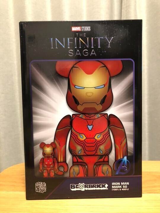 BE@RBRICK IRON MAN MARK 50 100％ & 400％アイアンマン