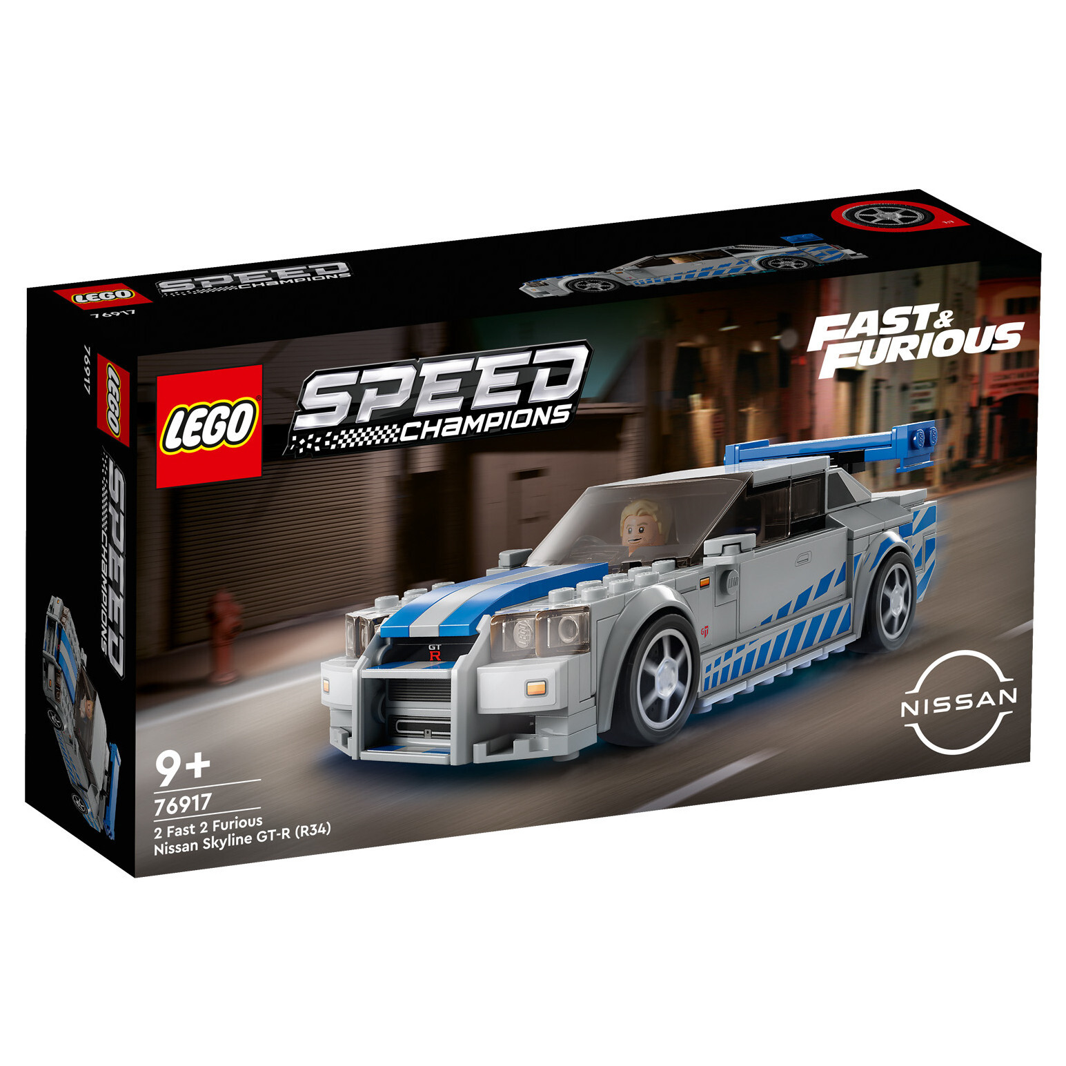 Lego Speed Champions Nissan Skyline R34, le jouet idéal pour décorer la chambre des ados