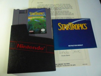 NES Nintendo Star Tropics USA Modul  RAR mit Schuber Anleitung und Brief