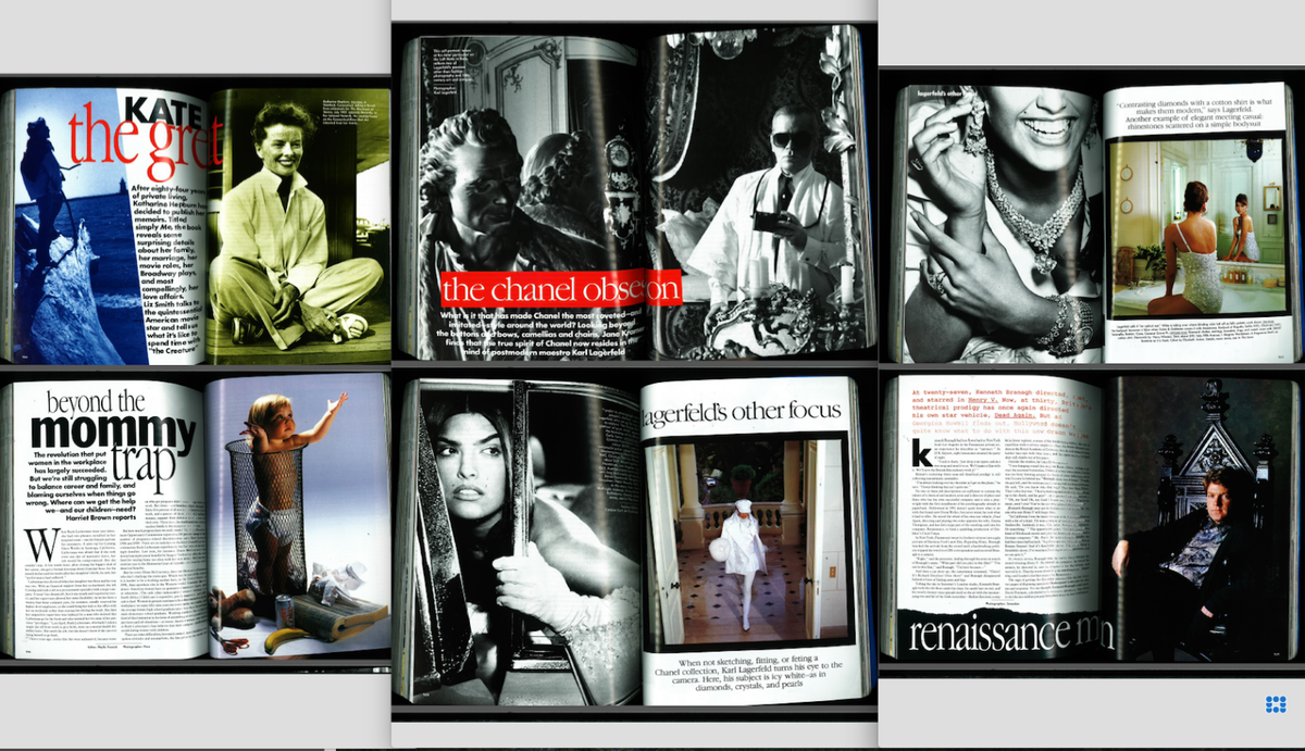 VOGUE-SEPTEMBER 1991-90s SUPERMODELS by PETER LINDBERGH
