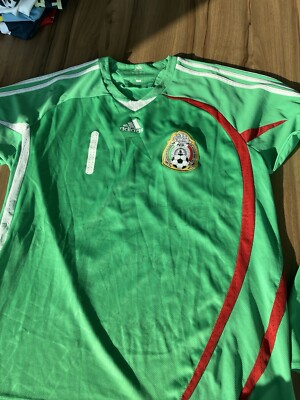 Adidas Mexico Seleccion Nacional 2007 Memo Ochoa Goalkeeper Jersey