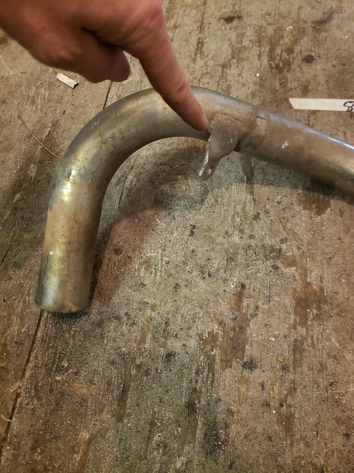 Harley Panhead Shovelhead Dual Exhaust Crossover Pipe OEM eBay