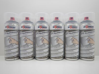 6x NOVAGRAU GRAU DB 7350 MERCEDES BENZ LACK LACKSPRAY SPRAY SPRAYDOSE 400ML