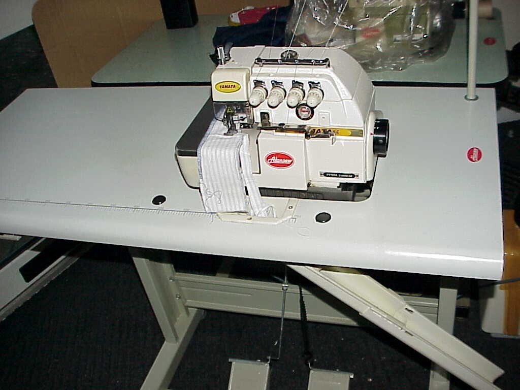 YAMATA 4/3 THREAD OVERLOCKER INDUSTRIAL SEWING MACHINE eBay