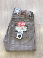 LEVI'S UOMO 458 VELLUTO 750 RIGHE REGULAR FIT ZIP COLORE BEIGE