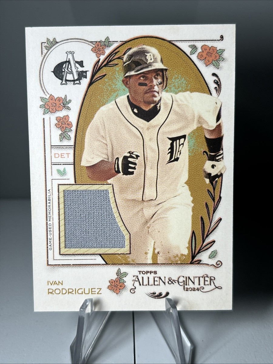 2024 Topps Allen & Ginter Ivan Rodriguez Game Used Jersey Piece