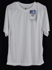 Kanu Surf Men's Short Sleeve UPF 50 Swim Shirt Rash Guard White Size Small