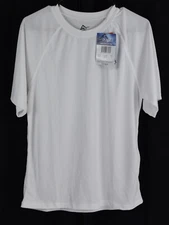 Kanu Surf Men's Short Sleeve UPF 50 Swim Shirt Rash Guard White Size Small