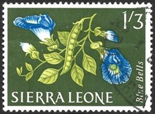 Sierra Leone, 1963, SG#250, 1s3d Flowers, Definitive, Used #F9116