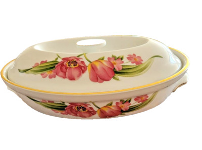 Vintage  Royal Worcester Cov'd  Casserole  size 2 Oven to Tableware Like New