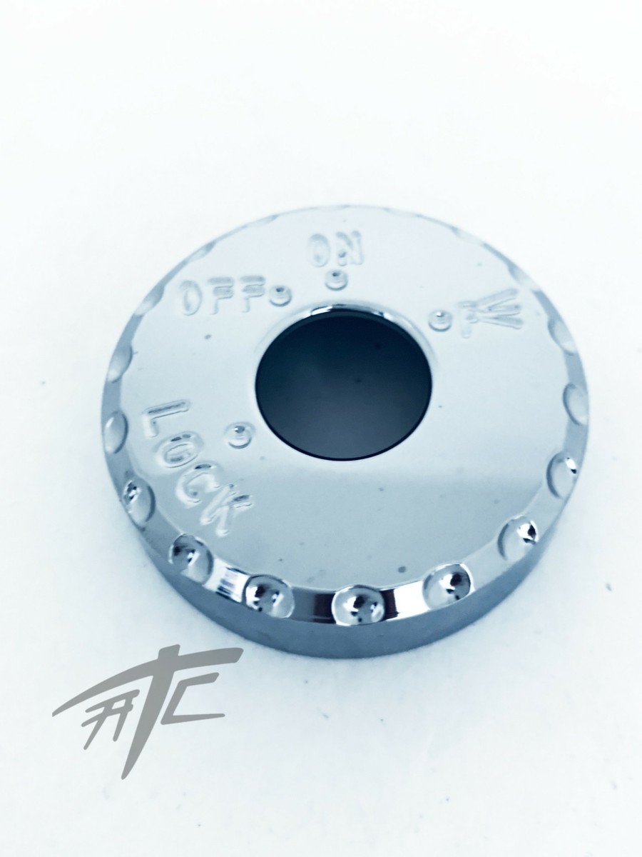 ZX-14 CHROME DIAMOND CUT “ZX” ENGRAVED KEY COVER 2011 KAWASAKI ZX