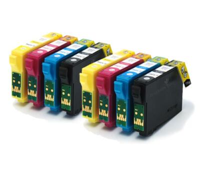 2 Sets Tintenpatronen kompatibel mit Epson T1295 Apple Serie