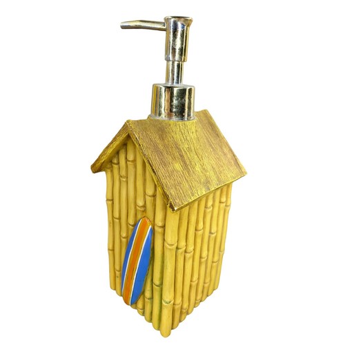 Pottery Barn Bathroom Rug Surf Board Soap Dispenser Trash Can Toothbrush Holder - Picture 4 of 12