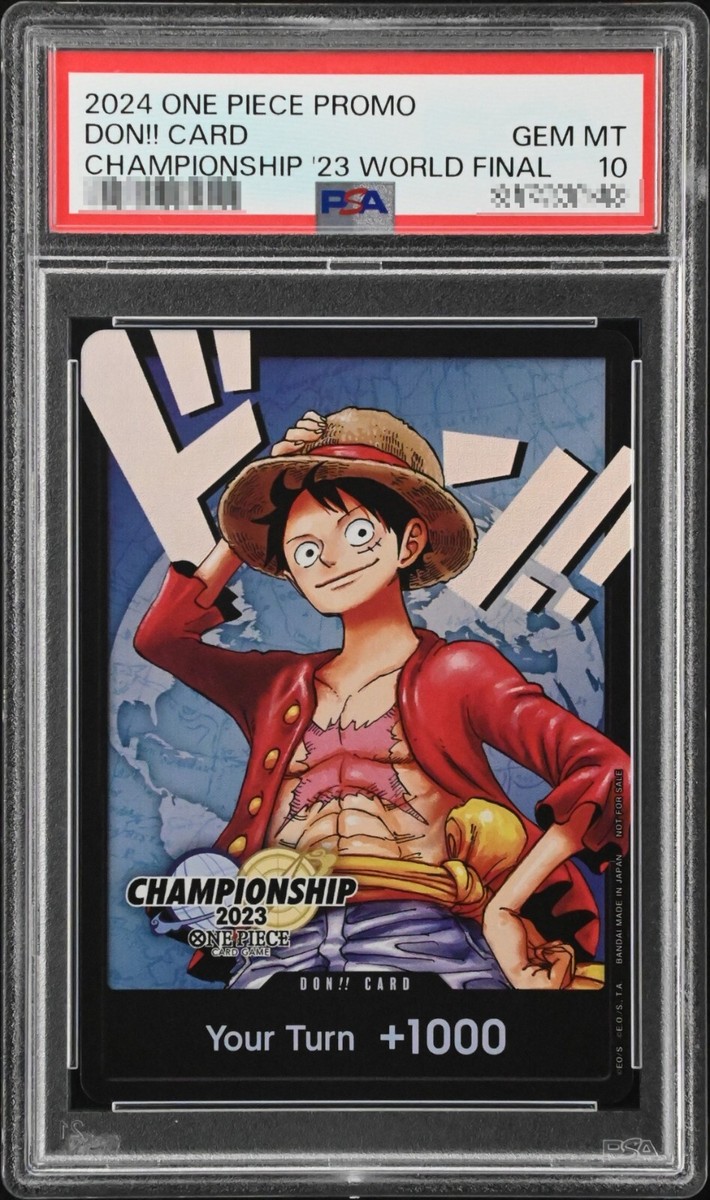 championship2023 ルフィ　ドン　PSA10 PSA 10 One Piece Promo Prize Don Card Championship 2023 Final