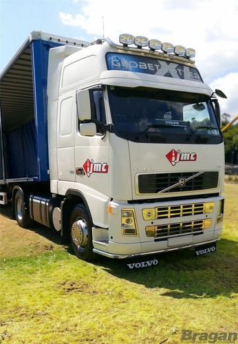 Roof Bar + Jumbo LED Spots + Flush LEDs To Fit Volvo FMX 2013-2021 Globetrotter - Picture 9 of 12