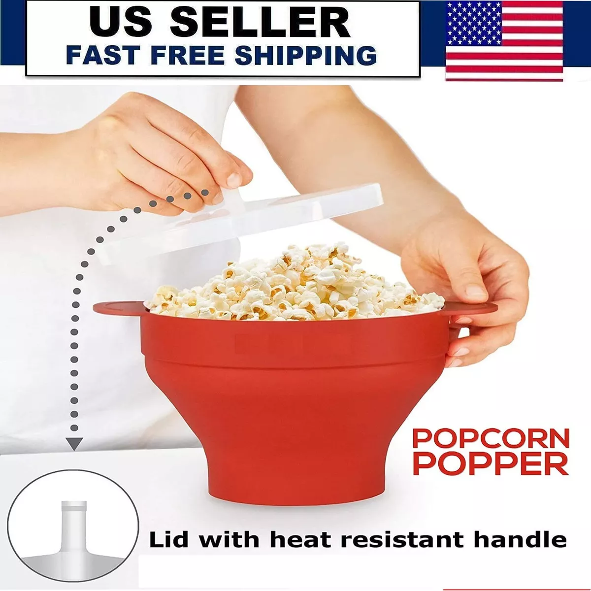 Portable popcorn deals popper