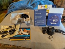 Sony Cyber-shot DSC-H10 8.1MP 10x Zoom Camera w/ Box TESTED - NO BATTERY 