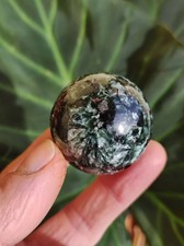 Seraphinite / Serafinite / Clinochlor ~ Magic Gemstone Ball Massage & Decoration S