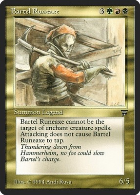 MTG Bartel Runeaxe  - Legends #222