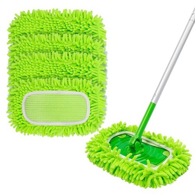 Ashsajkd 4Pcs for Swiffer Reusable Dry Sweeping Cloths Microfiber Wet Mop... 