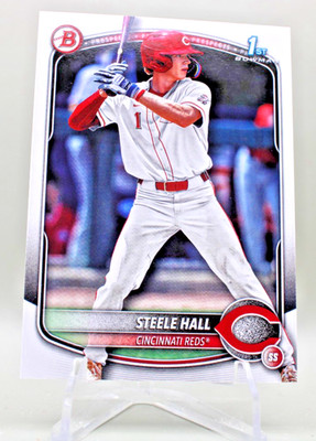2025 Bowman Draft - Steele Hall #BD-20 Reds