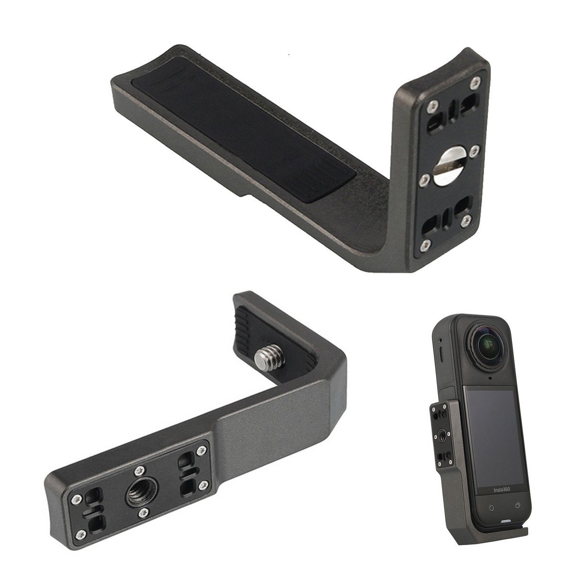 Shooting Mount Bracket Protective Frame for Insta360 X5/X4/X3 Panoramic Camera