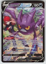 Crobat V TG20/TG30 Holo Ultra Rare Lost Origin Trainer Gallery Pokemon NM