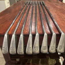 RH Spalding Executive 3-PW Iron Set Regular Steel Lite Jet Step All Original