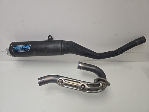 Yamaha YFZ50R Power Pros Full Exhaust System Header Pipe Muffler Baffle