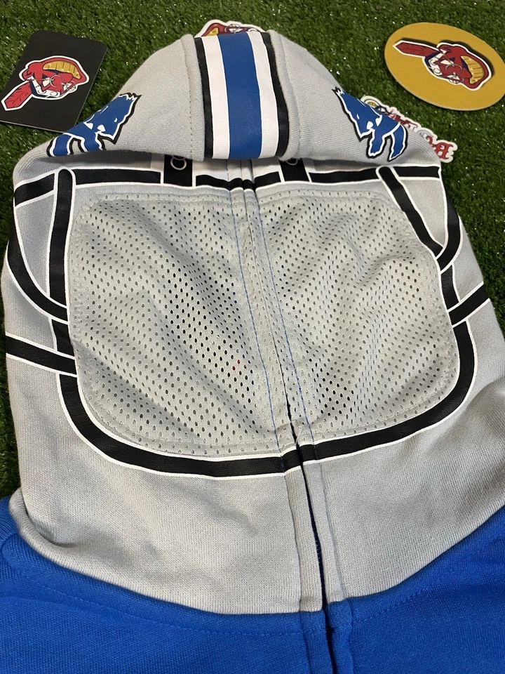 Толстовка с капюшоном NFL Detroit Lions шлем на молнии большая - Изображение 2 из 4