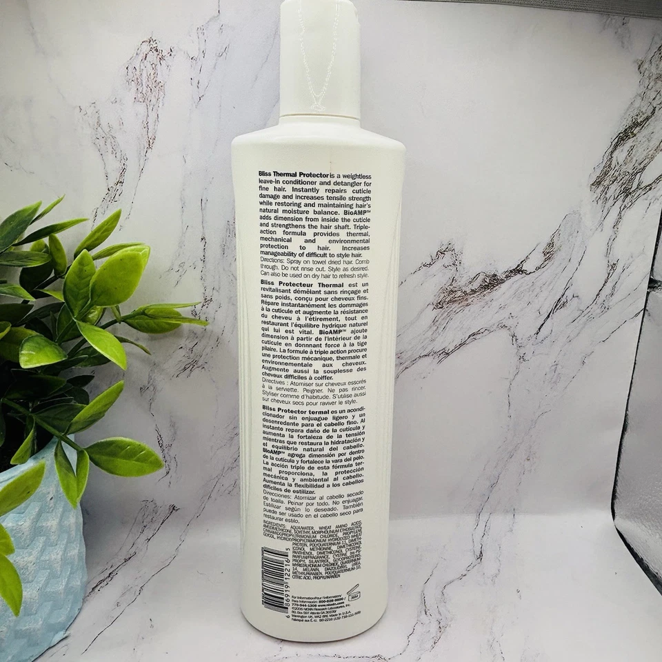 PROTECTOR TÉRMICO BLISS REFLECTANTES VOLUMINIZADORES NIOXIN 16,9 OZ 90% Completo Foto 2 de 4