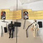 G.I. Joe (2000) Action Figures Snake Eyes And Storm Shadow Complete With Cards